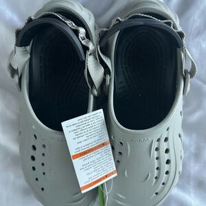 CROCS in size 10, Gray in color